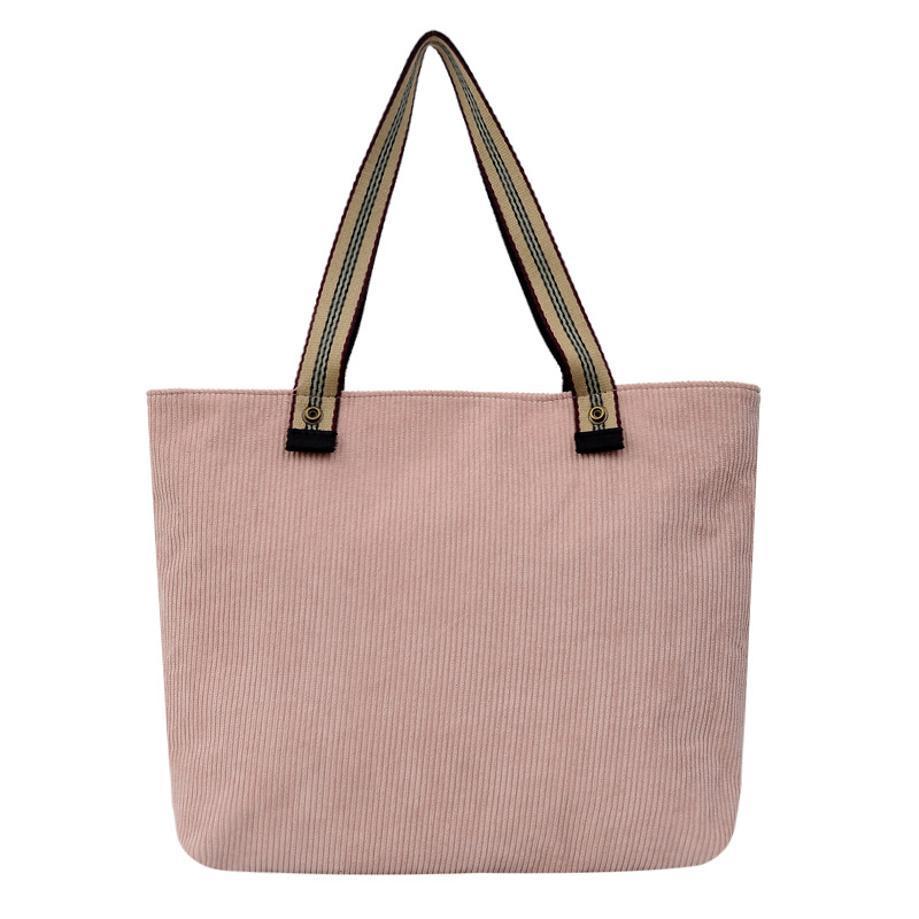 1 Pcs Women Corduroy Shoulder Bag Canvas Crossbody Bags Handbag Tote Messenger Bags For Girls Wholesale