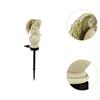 2 Pieces Garden Yard Light Solar Outdoor Pathway Statue Lamp Ornament