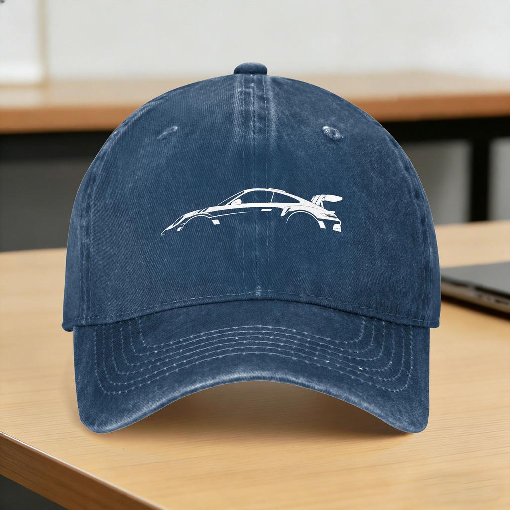Sports Car Silhouette Casual Baseball Cap Hunting Camping Hip Hop Hats Spring High Quality Unisex-Teens Fashion Snapback Cap