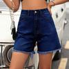 New Women's High Waist Denim Shorts, Loose Fit Casual Jeans Shorts with Slimming Effect for Summer Trendy Wear