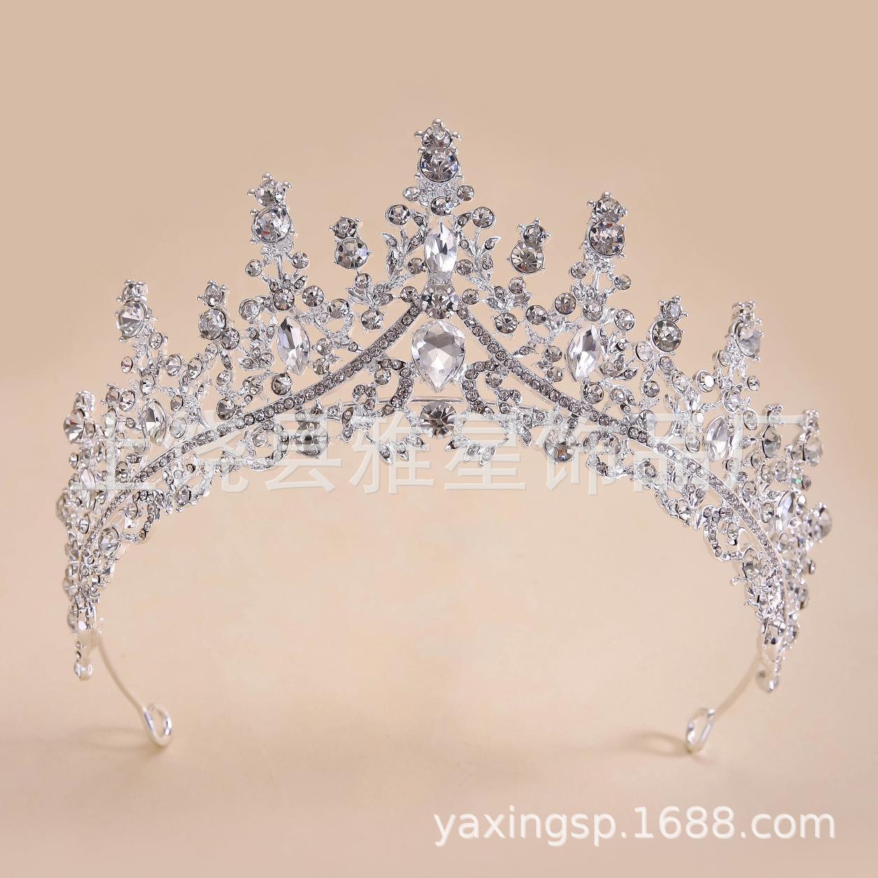 

Новый ободок со стразами, головной убор, элегантное свадебное платье, орнамент, аксессуары, темперамент, дикая корона, свадебная корона
