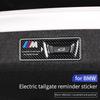 BAGI7 2026 Car Sticker Car Electric Tailgate Reminder Sticker Carbon Trunk Switch Cover For BMW X1 X2 X3 X4 X5 X6 X7 G05 G20 G30 6GT E