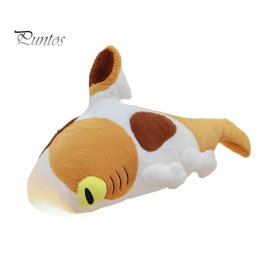 

Акула кошка плюшевая игрушка 70 см акула кошка комбинирует чучело животного многофункциональная подушка для сна мягкий подарок для снятия стресса для женщин и детей B