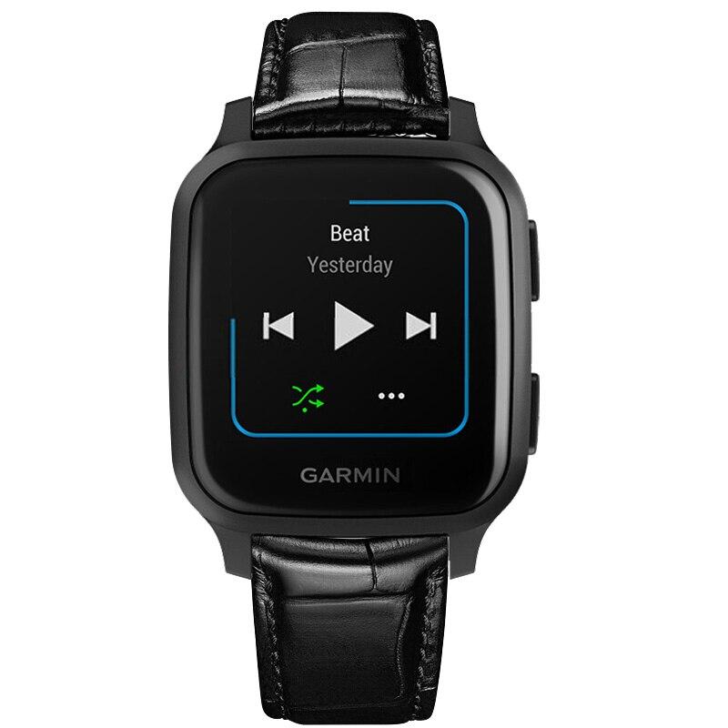 Kvalitní kožený řemínek na hodinky Garmin Venu SQ 2 plus Forerunner 955 255 745 645 245 158 Náhradní řemínek