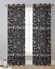 Coffee Bean Milk Sheer Curtains for Living Room Decoration Window Curtains for Kitchen Tulle Voile Organza Curtains