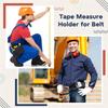 ABBP-Clip Low Profile Tape Measure-Holder Set-For Tool Bags Pockets Includes 3 Clips-Drill Holster-Matches Any Kinds