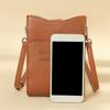 Japanese Genuine Leather Mobile Phone Bag New Simple Crossbody Shoulder Bag