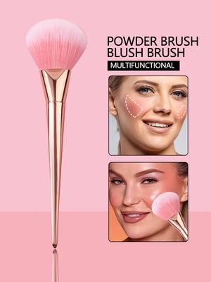 Einzelner super großer voluminöser Puderpinsel Weicher Puder-Rougepinsel Set Make-up-Pinsel Multifunktionspinsel für Make-up-Künstler