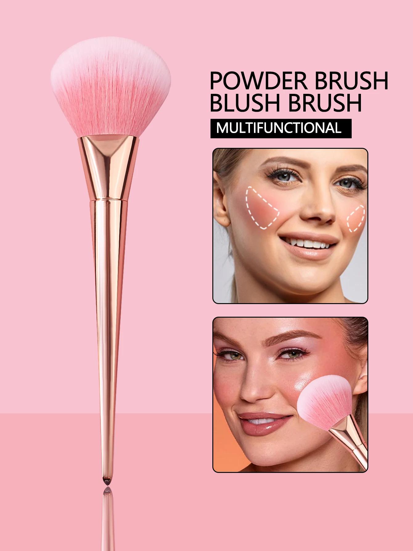 

Одна очень большая пухлая кисть для пудры Мягкая кисть для румян Набор кистей для макияжа Многофункциональная кисть для визажиста