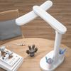 Hodiny LED Stolní lampa USB dobíjecí Stmívatelné Stolní světla Skládací Ochrana očí Stolní Pracovní stůl  Čtení  Noční světlo  Lampy
