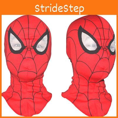 Ζωηρή Παιδική Μάσκα Spiderman Ολόκληρου Κεφαλιού Cosplay Με Μαλακά Γάντια Για Αποκριάτικη Διασκέδαση