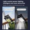  Upgraded Intelligent Sensing Solar Clip Lamp Outdoor Courtyard Lamp Garden Lighting Solar Wall Lamp