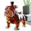 Bulldog Whiskey Bottle Collectible Liquor Decanter Alcohol Decanter for Restaurants Shelves Collectible Liquor Bottle Decanter
