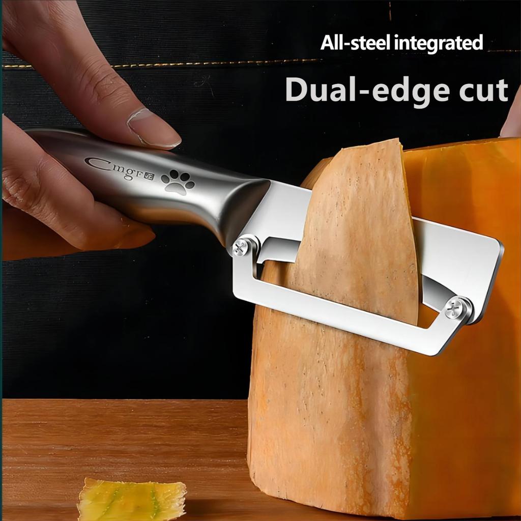 Stainless Steel Vegetable Peeler Multifunctional Kitchen Peeling Tool Fruit Sugarcane Melon Scraper Grater Cutter Slicer Blade Knife Gadget