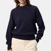 Uniqlo X Comptoir Des Cotonniers Collaboration Fw25 Half High Neck Casual Ribbed Comfortable Solid Color Long Sleeve Pullover Knit Sweater 480026-69