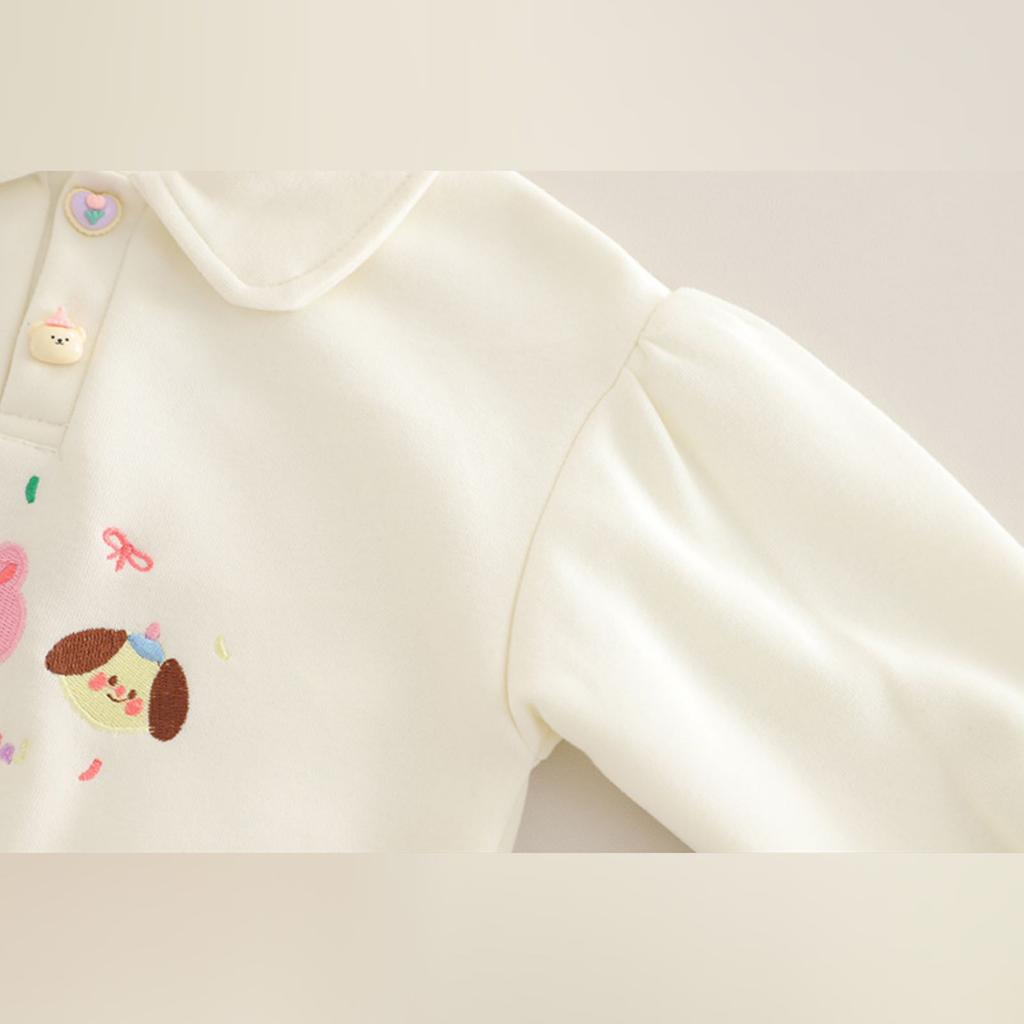 Uformelt langermet sett for barn, komfortable hverdagsantrekk