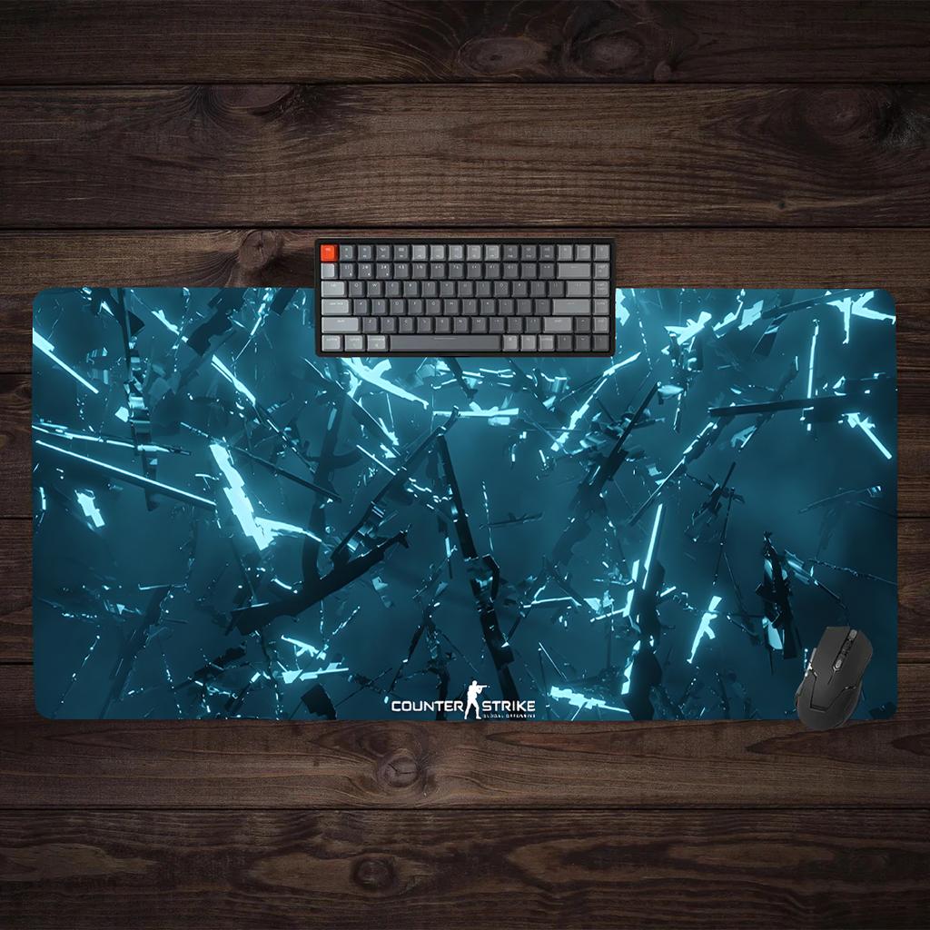 CSGOHerní podložka pod myš Velká zesílená prodloužená kancelářská podložka pod klávesnici Podložka na zápěstí Kreativní herní podložka na stůl pro FPS chlapce e-sport