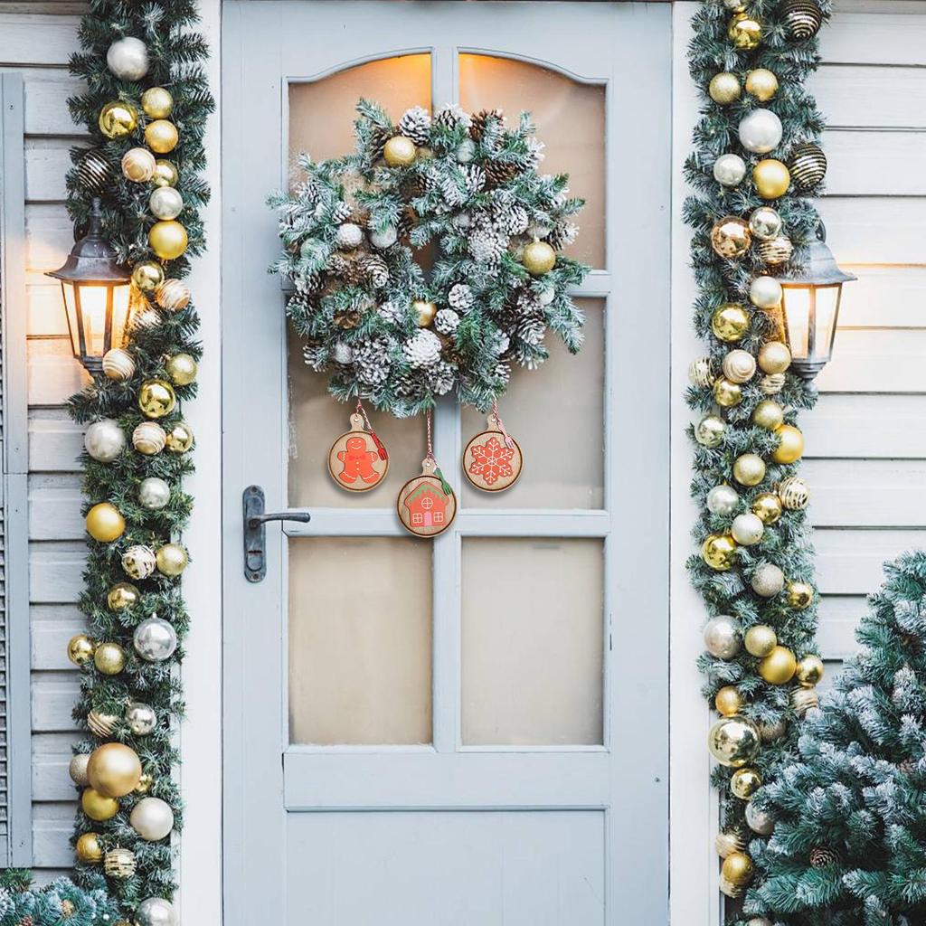 Christmas Ornaments Festive Pendant 3 Pieces Christmas Tree Decor For Window Shelf Table Living Room Holiday Home Wall Indoor