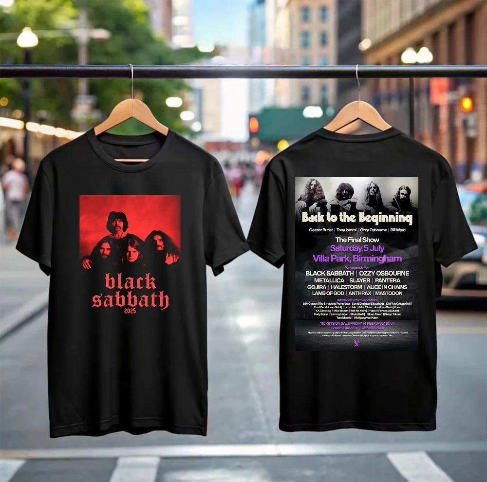 2026 Black Sabbath and Ozzy Osbourne Back To The Beginning Merch Event Tee with Lineup Men Women T-Shirt Ins Y2k New Brand New Style