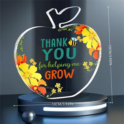 Teacher-Nurse Appreciation Keepsake - Acrylic Paperweight for Graduation & Retirement