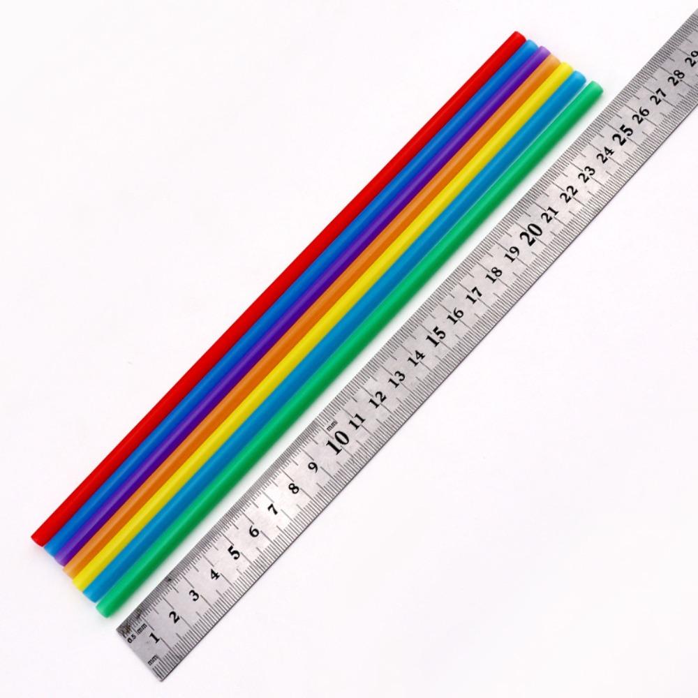 

100-600Pcs Color Big Milkshake Straws Smoothie Straws Bubble Boba Milk Tea Plastic Straw Bar Party Wedding Home Accessory 100PCS