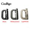 50pcs Plastic D Ring Grimlock Carabiner Clips Molle Tactical Backpack Snap Lock Webbing Buckle Keychain Hook Outdoor Accessories
