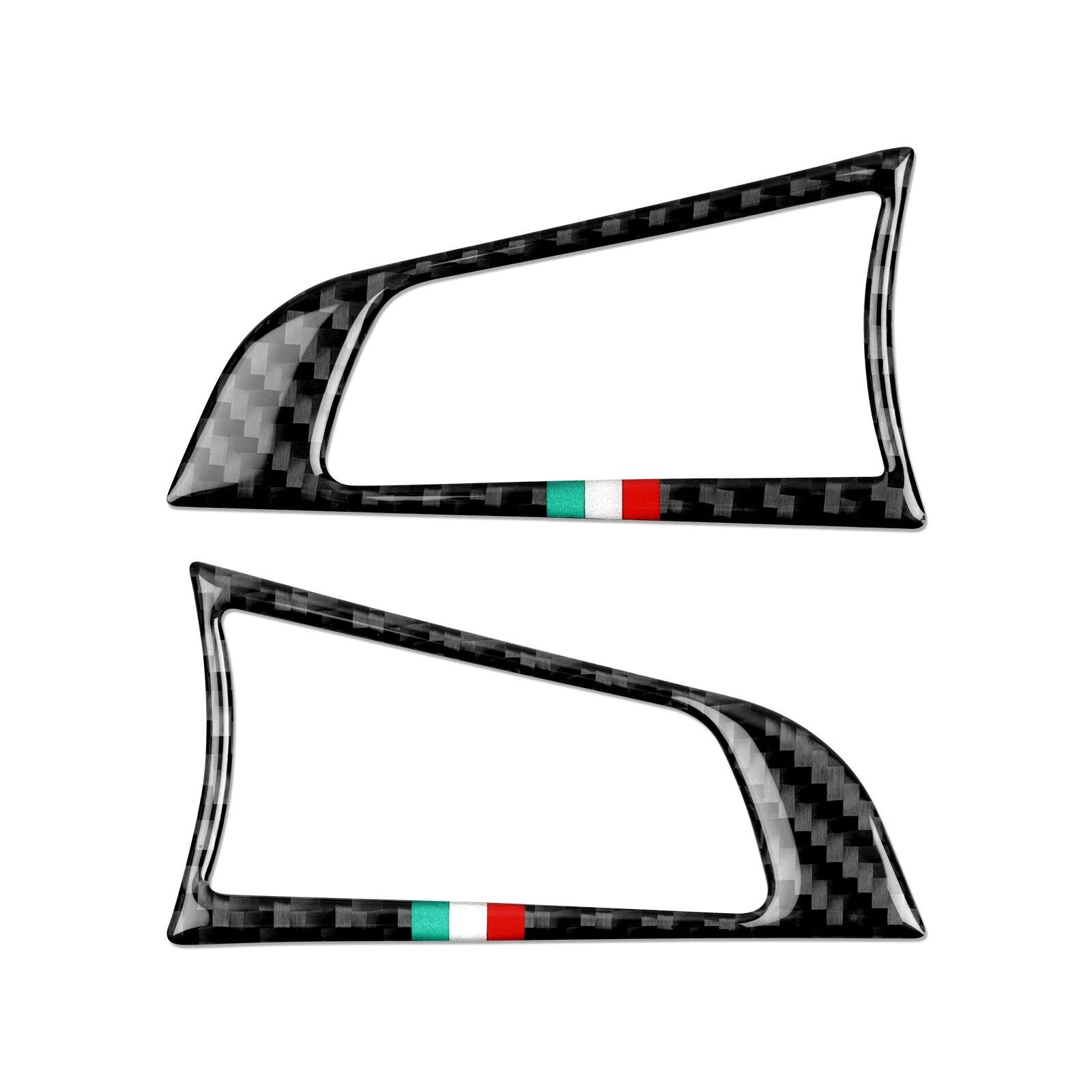 

Крышка рулевого колеса автомобиля, наклейка, отделка из углеродного волокна для Alfa Romeo Giulia 952 Stelvio 949 2017-аксессуары для интерьера чёрный