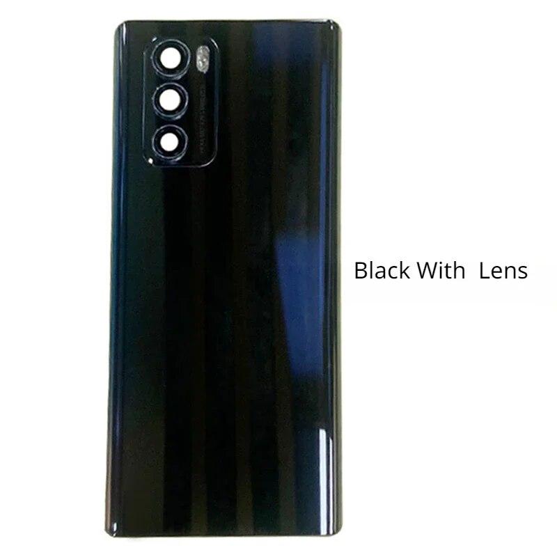 

Задняя крышка батарейного отсека Корпус задней дверной панели для LG Wing 5G Крышка батарейного отсека с запасной частью оправы объектива Original-Blac