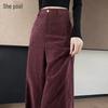 She Pool Women's High-Waist Straight-Leg Casual Pants