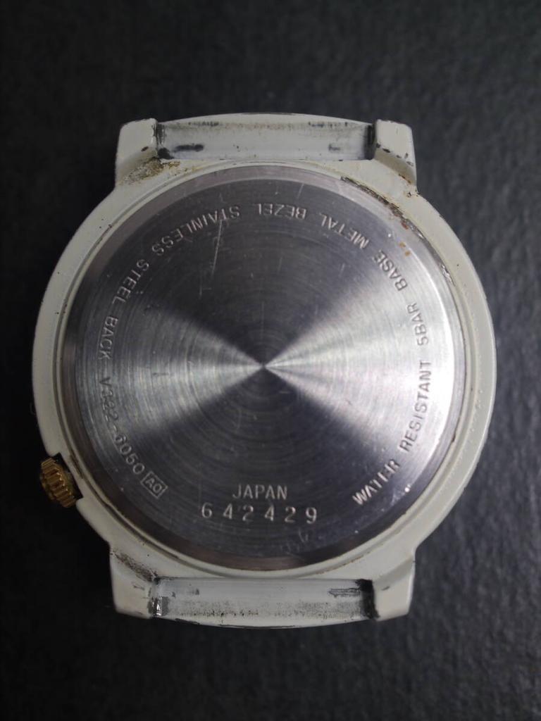 SEIKO ALBA Quartz Date Anchor Watch 3-Hand V322-6050 Men's AE840