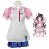 Mikan Tsumiki Cosplay Kostým Sada Halloweenská Párty Košile Mašle Zástěra Sukně Uniforma Maškarní Šaty Služka Roleplay Oblečení 2025