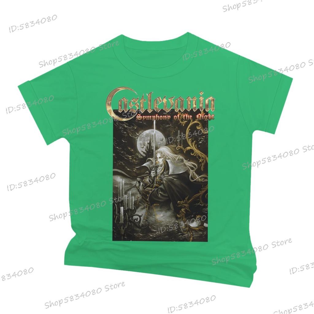 Fashion Castlevania Unisexs Street Cool TShirt Vintage Symphony of The Night T Shirt for Unisex Anime Castlevania Classic Tops