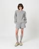 Edenic Button Waffle Balloon T-Shirt (Melange Gray)_Ezs2Ts52Mg