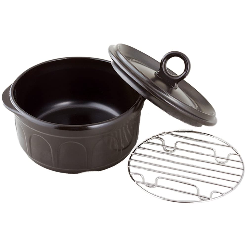 

Керамическая жаропрочная голландская печь Tokare Ceramics-S с советами по копчению, черная, 19 x 14,6 x 8 см, коптильня для улицы