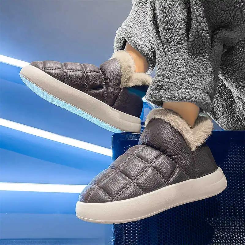 Fashion Snow Boot Synthetic Leather 38 Size Men's Shoes Casual Goods For Men Designer Sneakers For Men Sports Sapatenis Comfortable