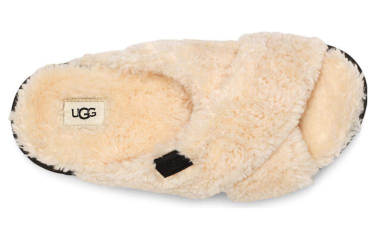 UGG Fuzz Sugar Cross Slides 1135131-NBLC