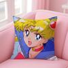 Anime S-Sailor Moons Cushion Cover Comfortable Reversible Pillow Cover Ideal For Car Sofa Bedroom & Beyond