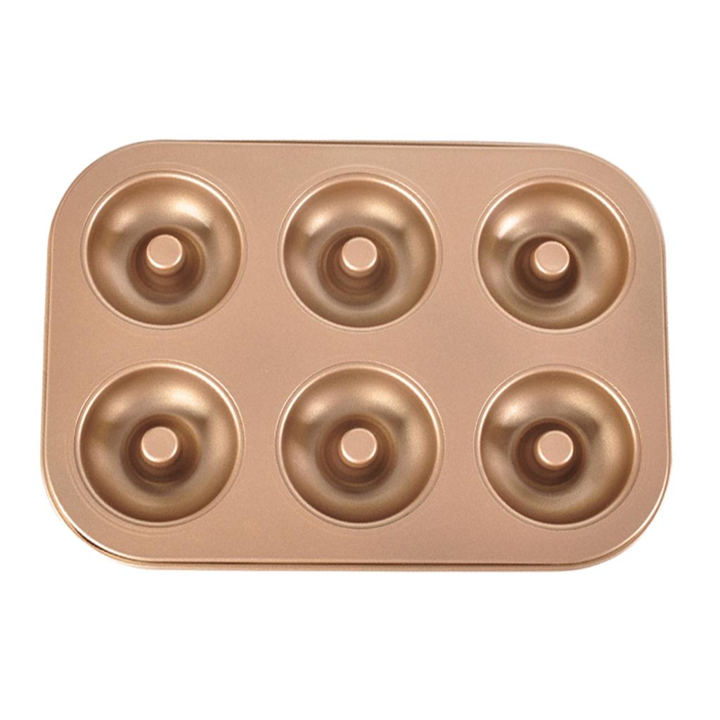 Muffinform, Schokoladen-Backform, Donut-Kuchenform, Donut-Form aus Kohlenstoffstahl, runde Tasse aus Kohlenstoffstahl, Stück, Donut-Herstellungsform