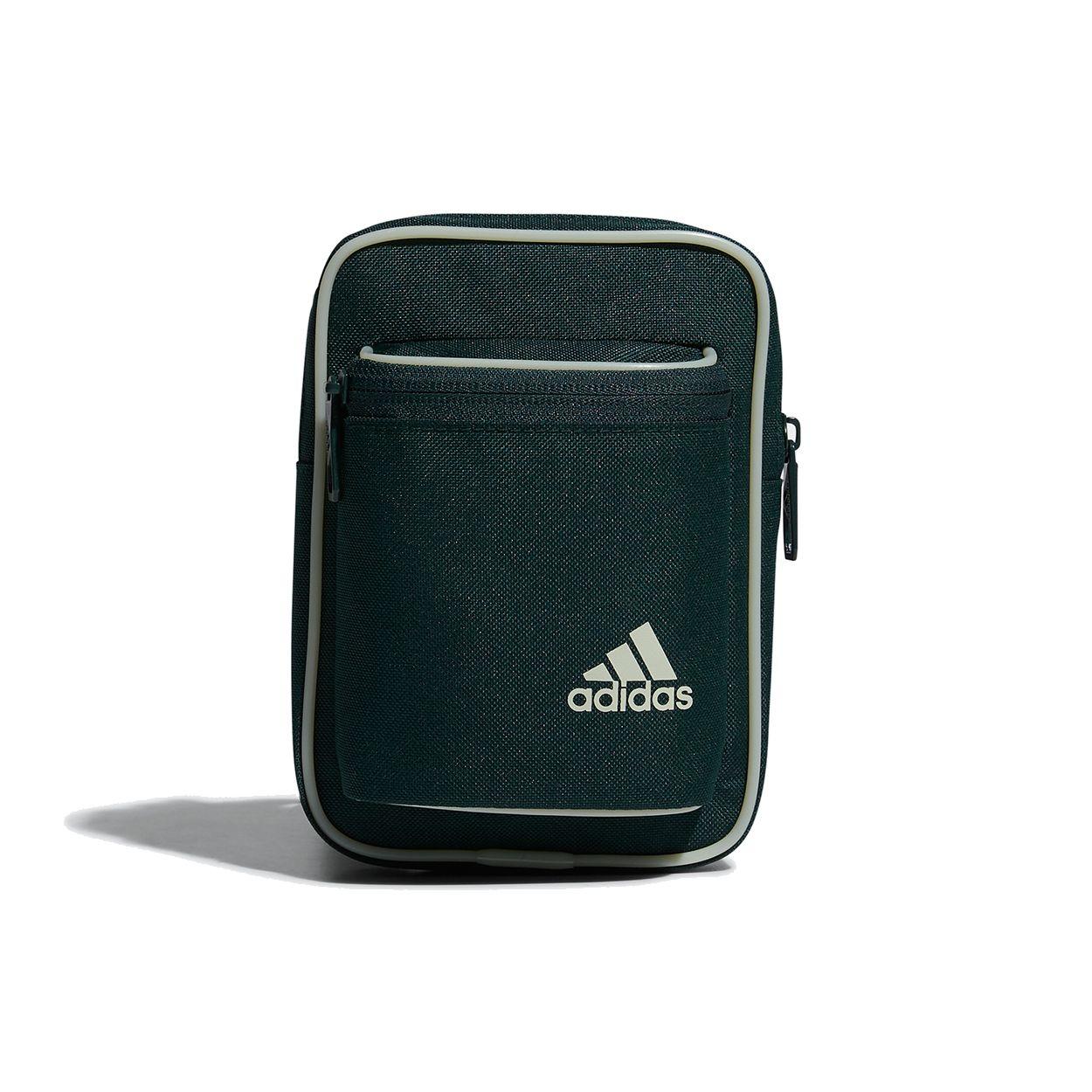 Adidas Cl Org Logo Casual Sports Recycled Polyester Shoulder Bag Unisex Shoulder Bag Black H30367 Black