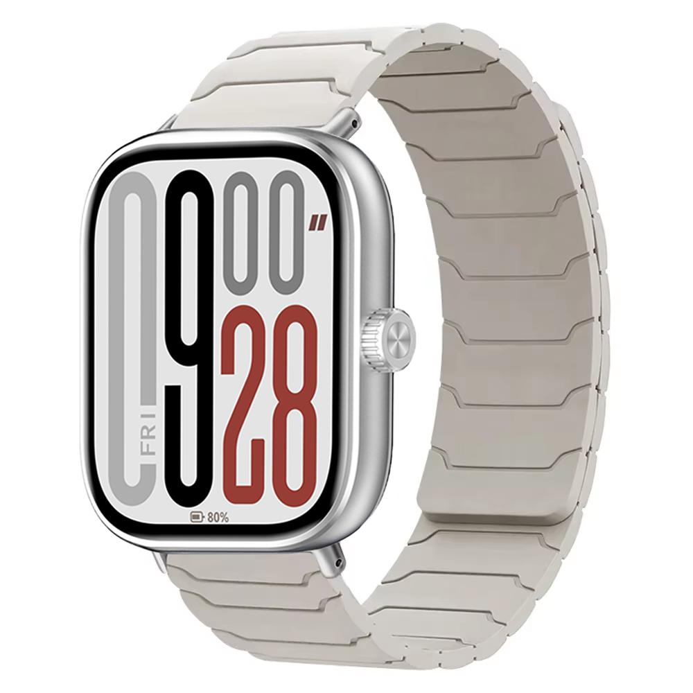Weiches Silikonarmband für Redmi Watch 6/5/4 Magnetisches Armband Sportliches Bequemes Armband für Xiaomi Band 9 Pro/8 Pro Armband Correa