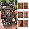 Compartments Mini Jewelry Holder Variety Grids Goods Display Rack Model Dollhouse Shelf  Ornaments