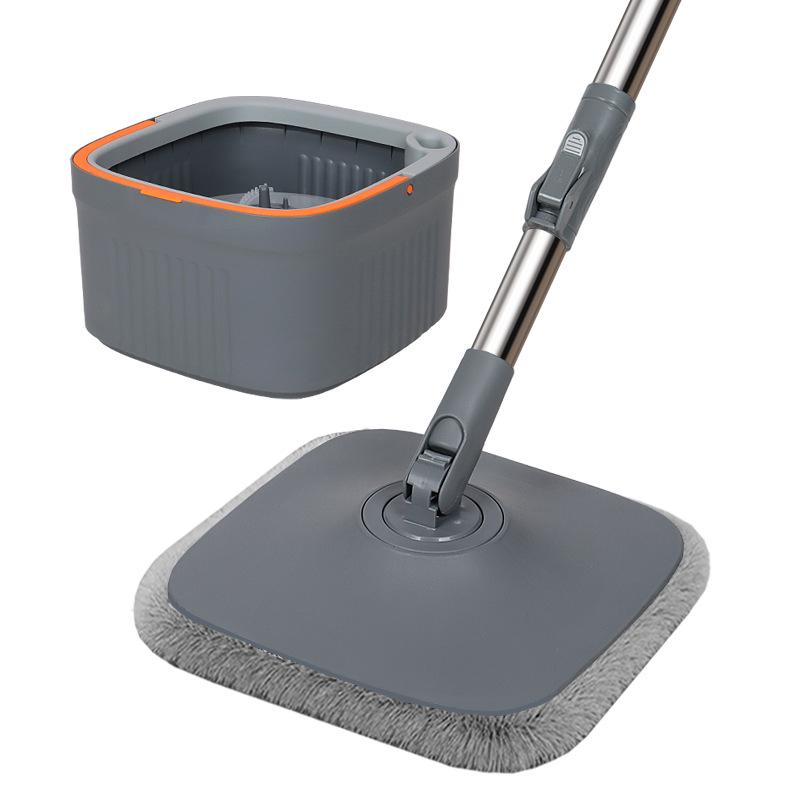 Net-Dirty Spin Mop: Hands-Free Single Bucket Mop for Easy, Automatic Cleaning