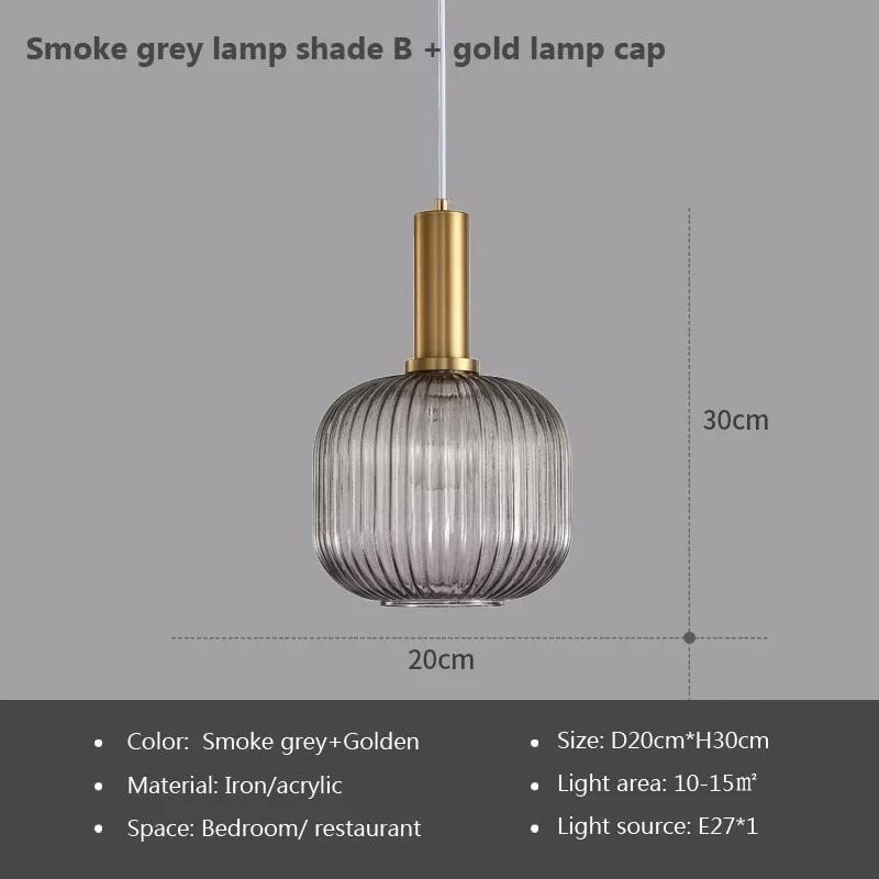 Lumină Pendant din Vitraliu Vintage, Candelabru Creativ Nordic, LED pentru Masă de Dining, pentru Living, Lampă de Noptieră, Decor Hoom