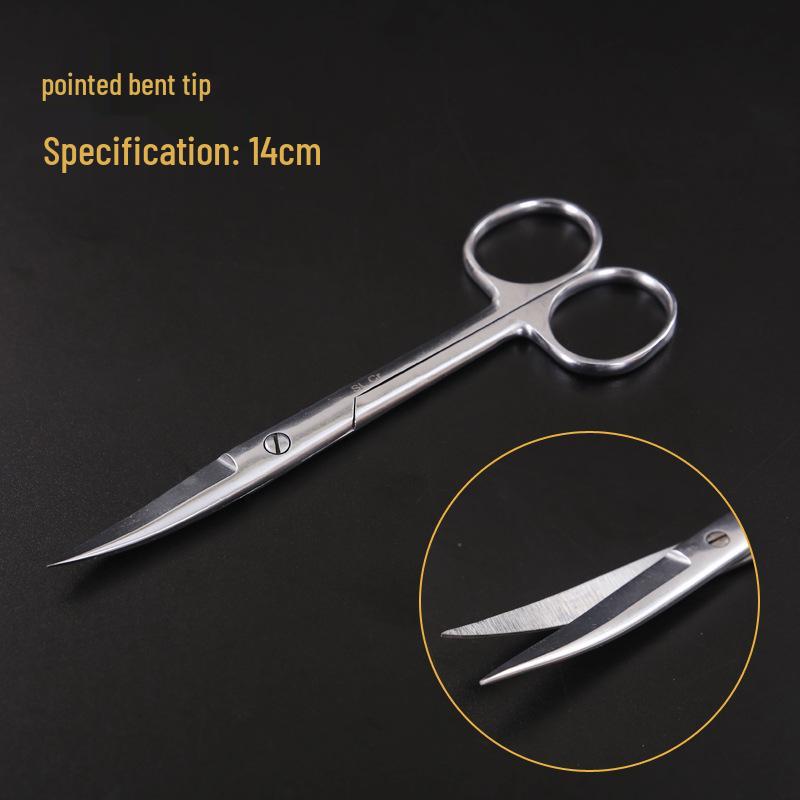 Stainless Steel Surgical & Teaching Dissection Scissors - Straight/Round Cutting & Gauze Scissors