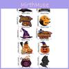 Halloween Door Hanging Decor With Pumpkin And Bat Paper Scene Setter For Party Celebrations