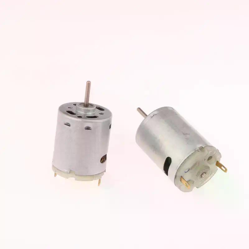 1 Piece DC Motor 12V 365 385 High Speed Carbon Brush Electric Motor DIY Toy Fan Mini Micro Motor For Hair Dryer