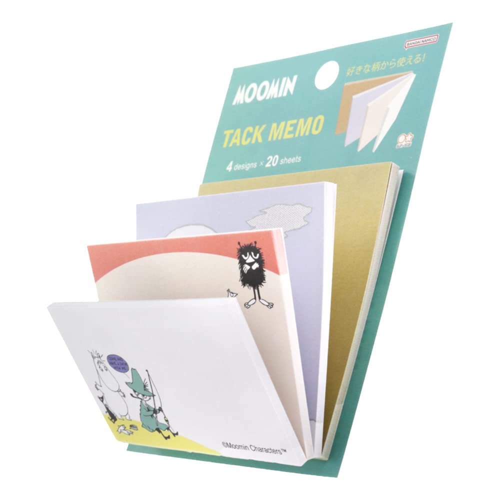 Sunstar Stationery Moomin Sticky Note Block Moomin Snufkin S2838575 &