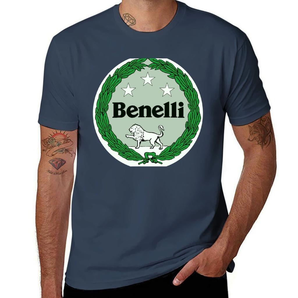 Benelli Lion Logo Tshirt Quick Dry Sports Short Sleeve Tee