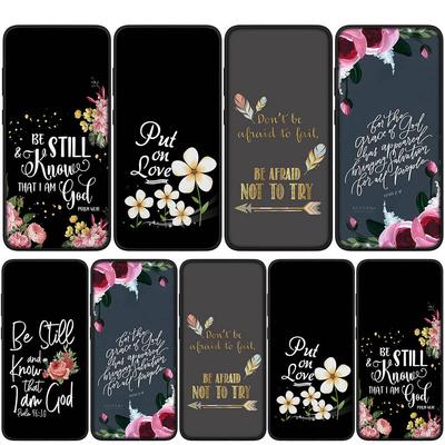Cover for iPhone 17 16 15 Xiaomi Poco Redmi Note 14 13 12 Pro Max 9 16e Samsung Galaxy S25 S24 S23 OPPO Huawei Bible Verse Faith Christian Phone Case
