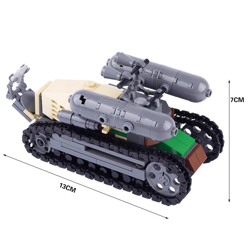 

Military World War II French FT-17 Light Engineering Tank MOC Building Block R35 Tracked Tank Model Children s Toy